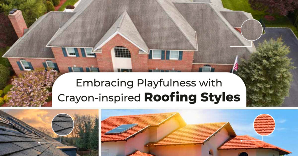 Embracing Playfulness with Crayon-inspired Roofing Styles