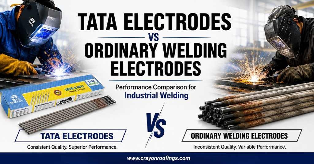 Tata Electrodes vs ordinary welding electrodes